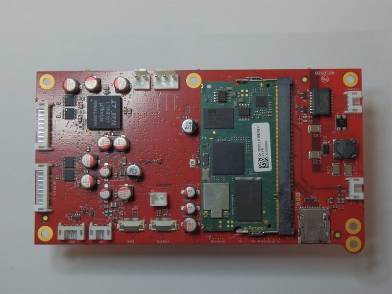 A system-on-module carrier board designed by RF Logic